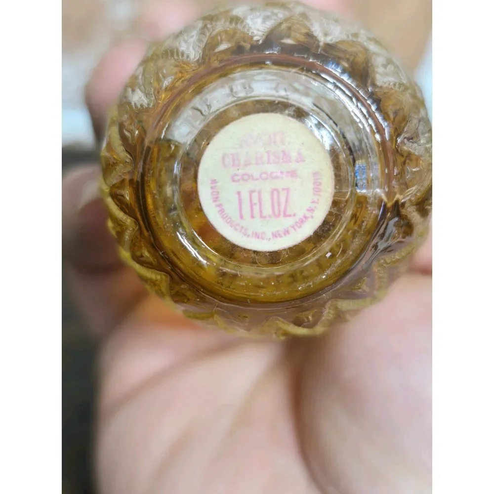Vintage 70s Avon-Field Flowers- Cologne 1 oz. No Box Pineapple‎ Decanter 3